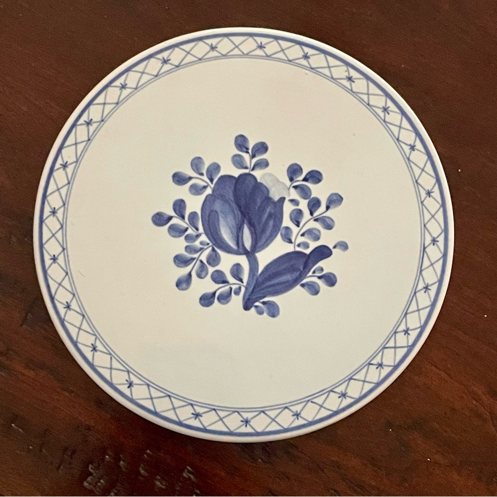 Royal Copenhagen Blue Floral Porcelain Plate